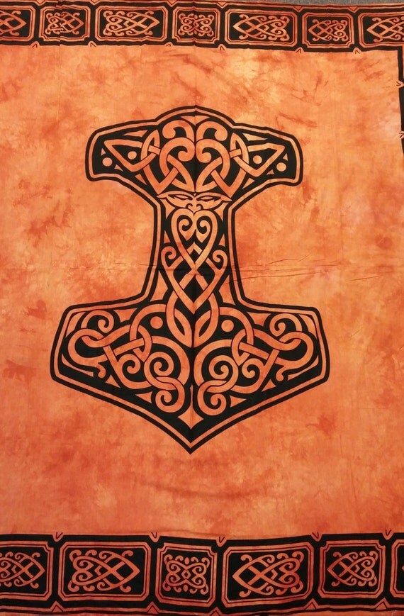 Thor's Hammer Celtic Tapestry