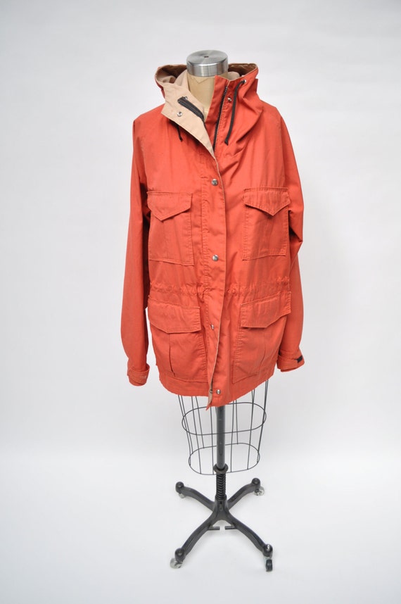 vintage parka jacket coat FROSTLINE KIT womens orange parka