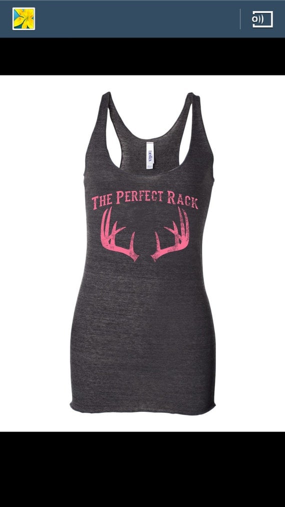 Items similar to tank top antler shirt deer antler clothing hunting ...
