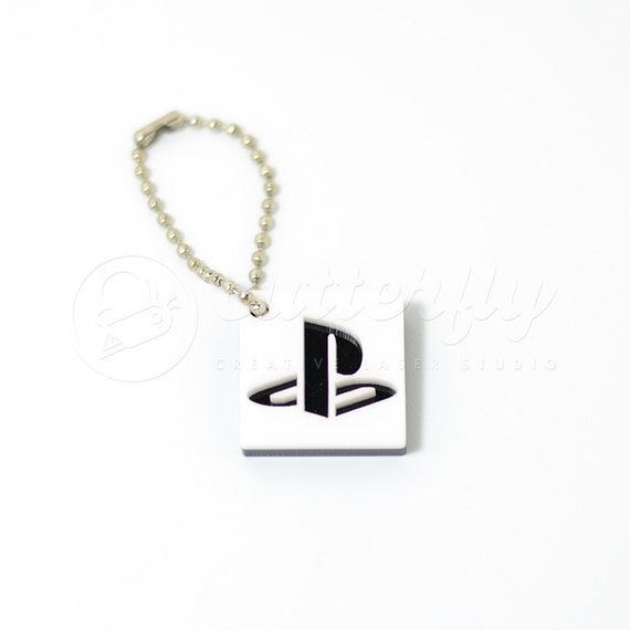 Items similar to FREE SHIPPING Playstation Keychain Playstation Logo PS4 PS5 on Etsy