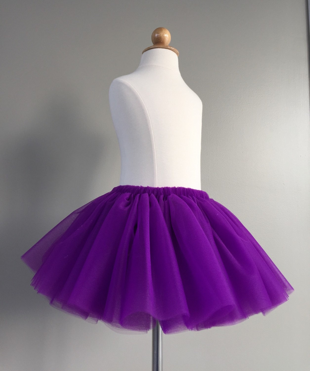 Purple tutu tulle skirt very full dance tutu dress upany