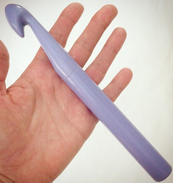 Jumbo Plastic Crochet Hook US 19mm by RoyalCrownHandmade on Etsy