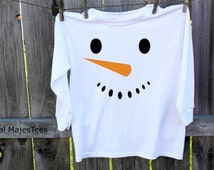 Popular items for snowman face on Etsy