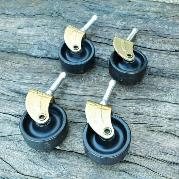 Items Similar To 4 Small Furniture Casters Industrial Casters On Etsy   Il 570xN.723682726 3ok4 