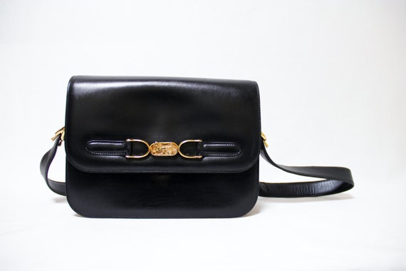CELINE Vintage Designer Handbag Shoulder Bag Box by CoQBoutique