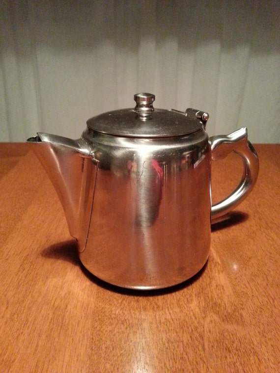 Small teapot Vollrath Stainless steel hot by HierAujourdhui