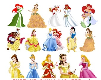 Clip Art Disney Princess Clipart disney princess clipart etsy princesses 40 png digital printable pictures ariel jasmine snow white cinderella clip art graphic invitations clipart