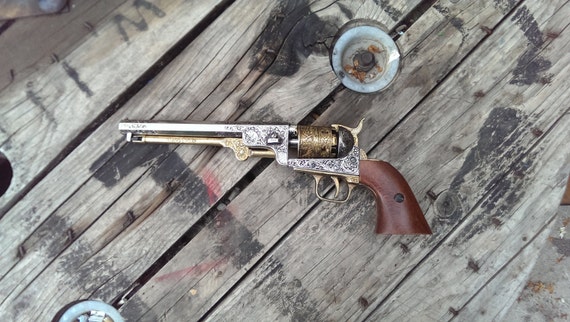 Supernatural Pistol Replica Brass Frame Colt Navy Revolver