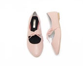 peach ballerina shoes