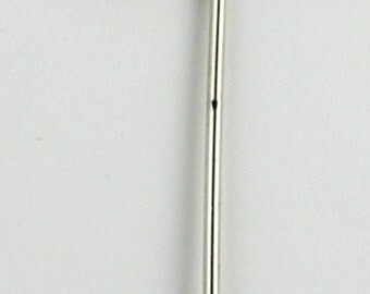 Vintage Stick Pin Initial Pin Flat Letter Stick Pin Hat Pin Vintage Pin Silver Tone
