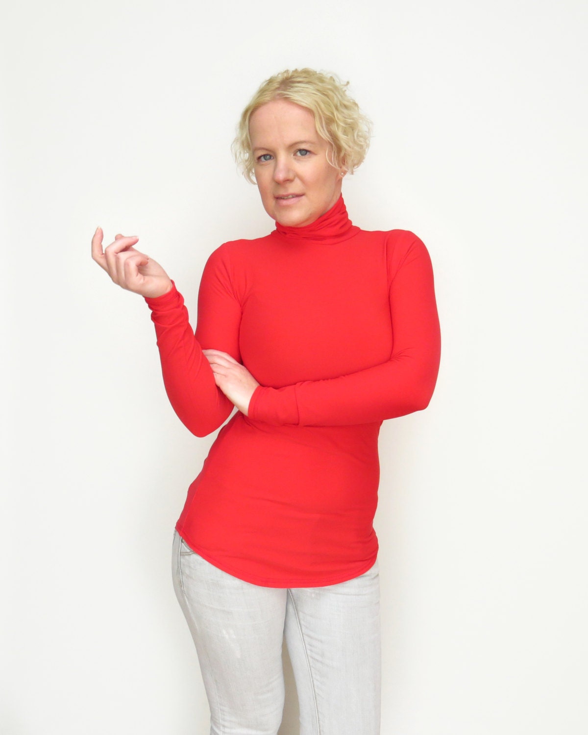 turtleneck tunic top