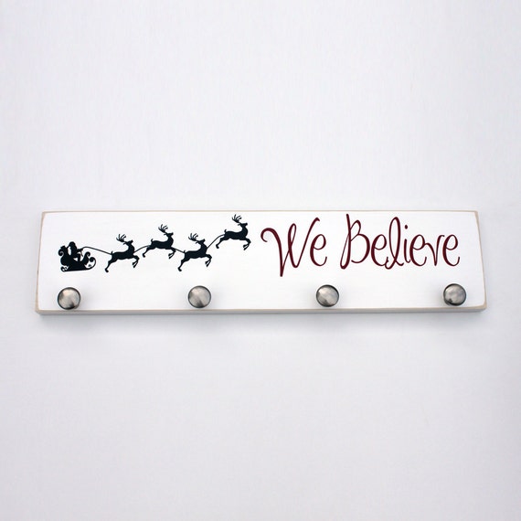 Christmas Stocking Holder We Believe Custom Stocking
