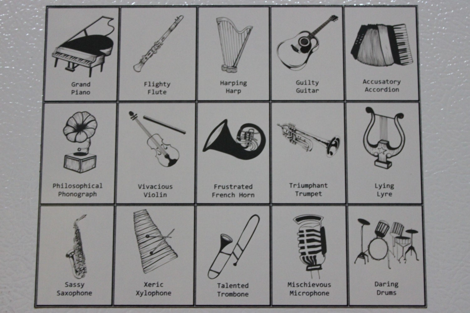 Music Emoticons Emotions Feelings Mood Chart List by