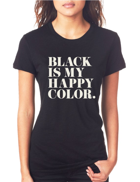 my favorite color is black t shirt