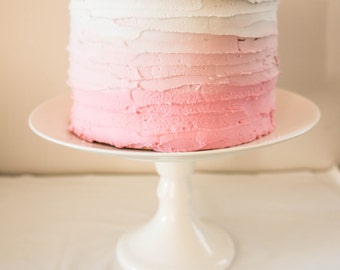 Faux Cake / Dummy Cake / Fake Cake / Cake Smash Photoshoot prop - Pink Ombre Cake