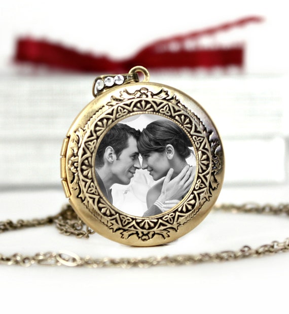 Women's Locket Necklace Custom Photo Locket Gift For Mom