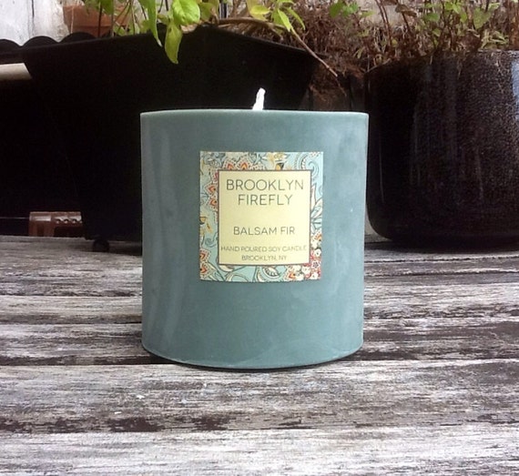 Free Shipping Balsam Fir Candle Scented Soy By Brooklynfirefly 