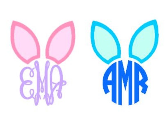 Free Free Bunny Monogram Svg 112 SVG PNG EPS DXF File