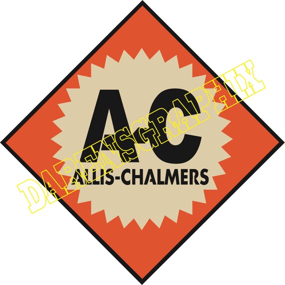 DXF file of the Allis Chalmers logo for use with a CNC machine