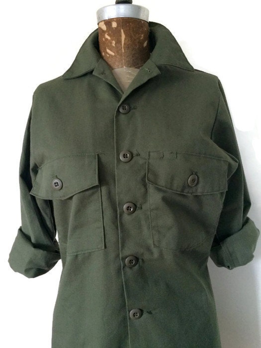 army fatigue shirt dress