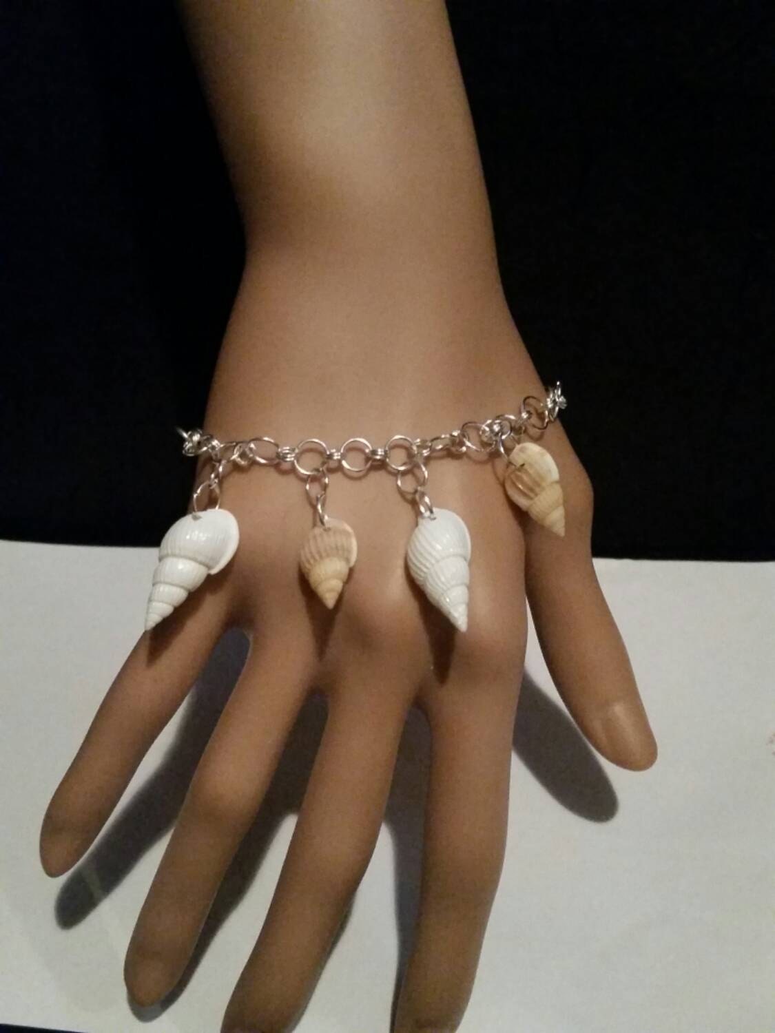 Stunning Seashell Bracelet by BittenTwice87 on Etsy