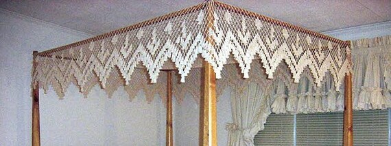 Full Size Handmade Canopy Bed Top