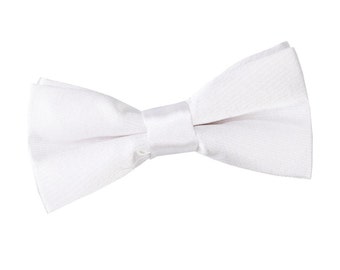 Items similar to Gray & White Boys Bow Tie - Polka Dot Children's Tie ...