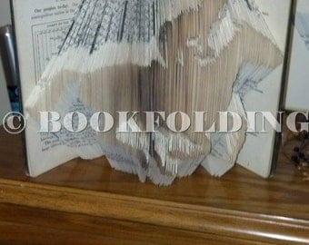 horse and jockey book folding pattern