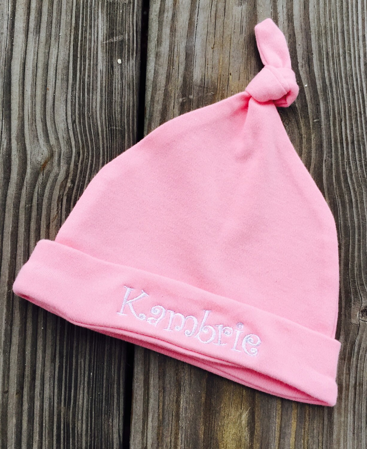 Monogrammed baby hat by MyBrownEyesBoutique on Etsy