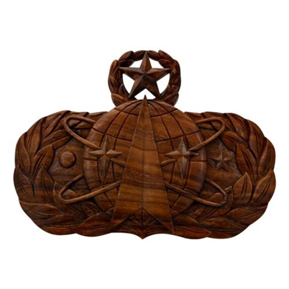 USAF Master Space And Missile Badge Plaque