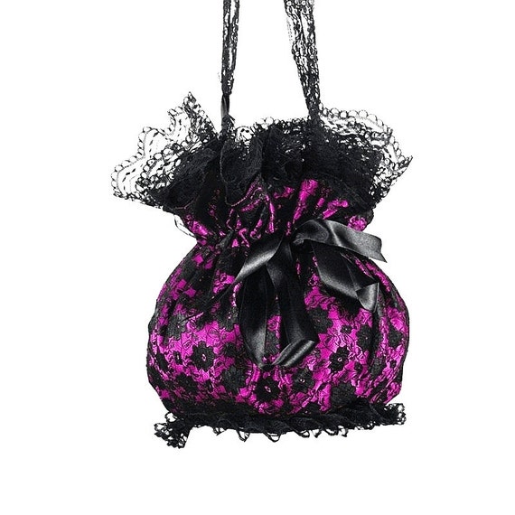 pink goth bag