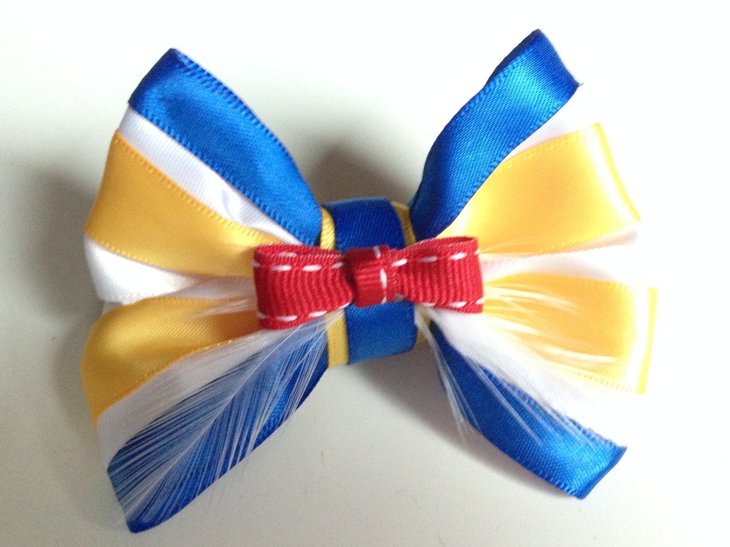 Donald Duck Hair Bow by LouLouBelleBows on Etsy