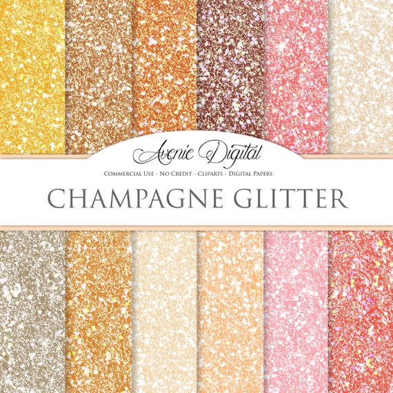 Champagne sparkles Digital Paper. Scrapbooking Backgrounds