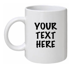 FREE PERSONALIZATION, Custom Mug, Personalized Mug, Custom Coffee Mug ...