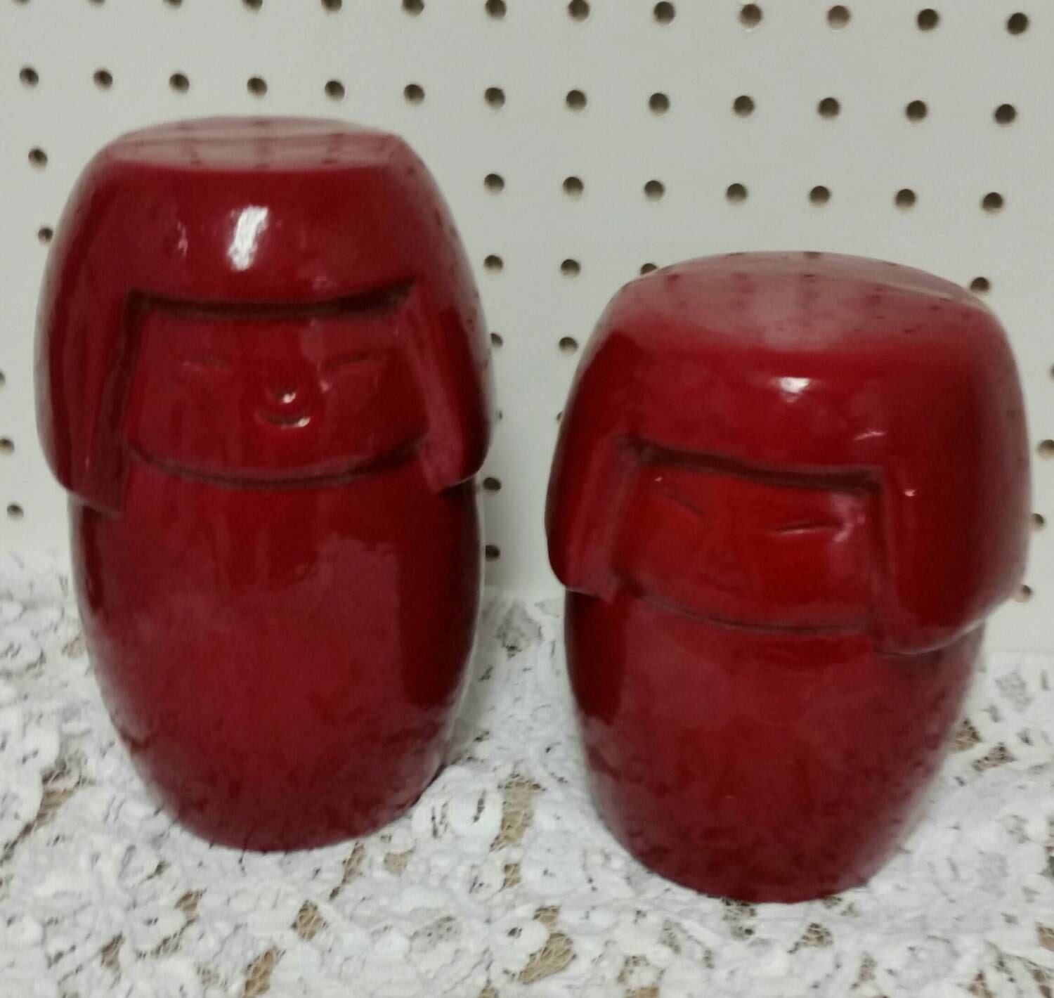 Vintage Red Glaze Ceramic Clay Pottery by VivaEclecticVintage