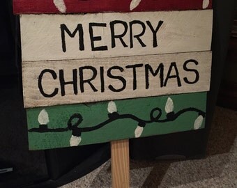 Popular items for christmas yard sign on Etsy