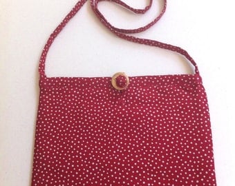 SALE - Shoulder Pouch In Japanese Fabric