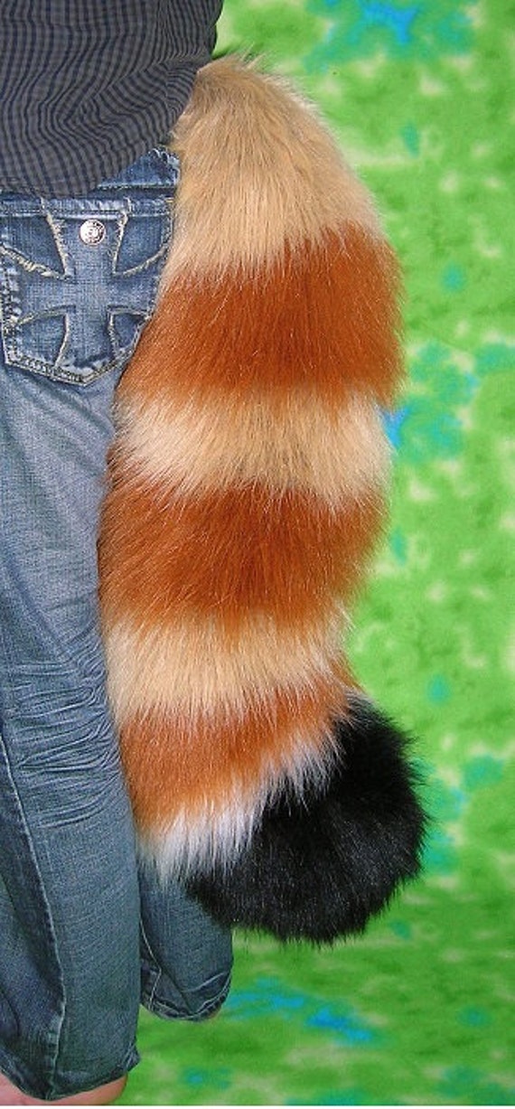 Items similar to Red Panda furry cosplay tail on Etsy