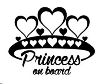 Free Free Little Princess On Board Svg 175 SVG PNG EPS DXF File