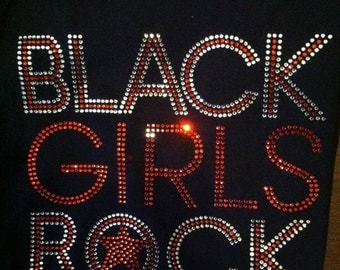 Black Girls Rock Rhinestone TShirt