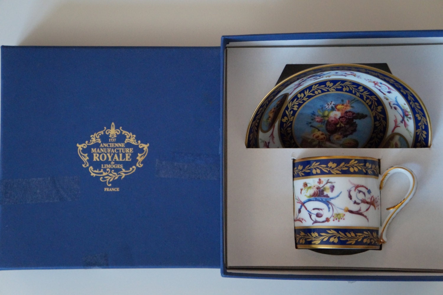 Ancienne Manufacture Royale de Limoges France by JanesTeaRoom