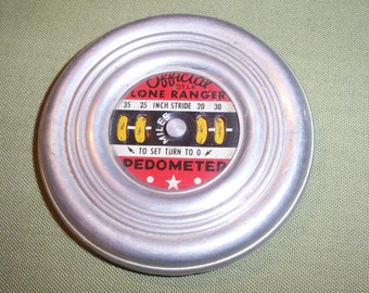 1930s Cereal Premium Official Lone Ranger Pedometer