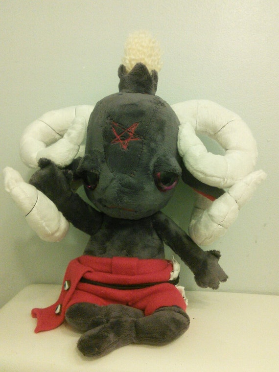 stuffed baphomet