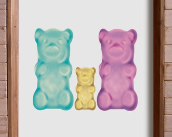 Popular items for gummy bear art on Etsy