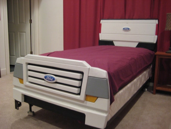 Items similar to Pick-up Truck Bed Frame Plans with Headboard and