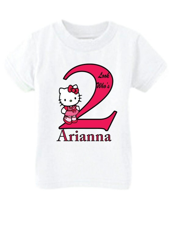 Hello Kitty Personalized Birthday Shirt by LittlePersonalTouch