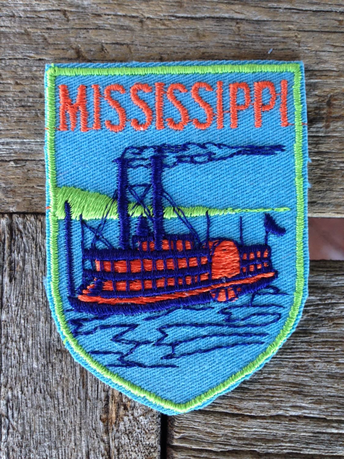 Mississippi Vintage Souvenir Travel Patch from Voyager