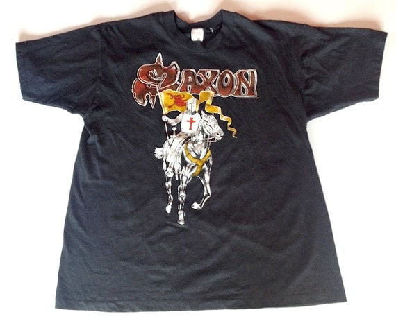 saxon band shirt