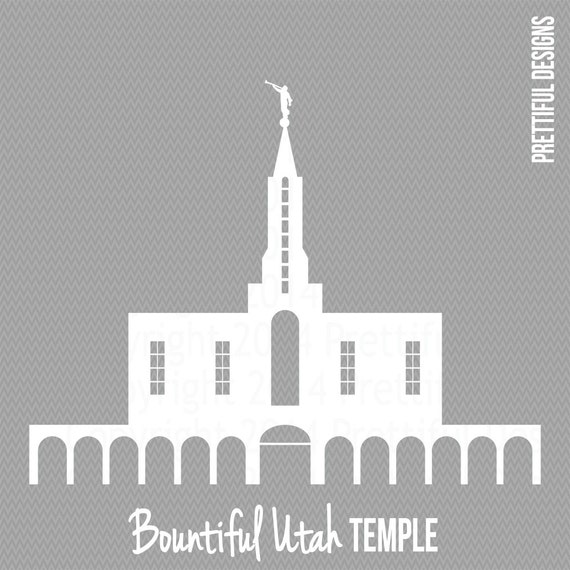Download Bountiful Utah Temple LDS Mormon Clip Art png eps svg Vector