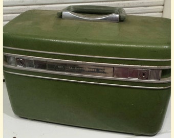 Samsonite Train Case, Hardside Train Case, Vintage Luggage